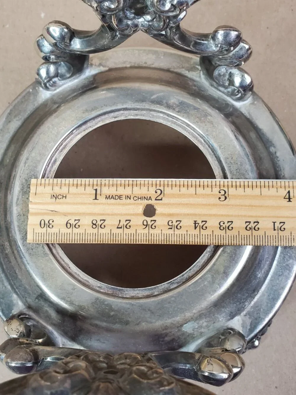 Vintage Silver-Plated Gravy Boat warmer Stand Unbranded Footed